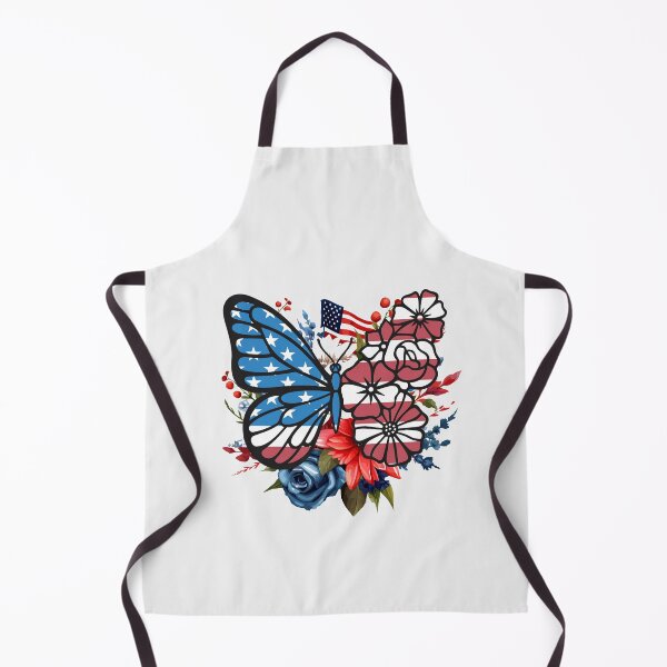 Item preview, American Flag Butterfly designed and sold by PawPrintStyles.