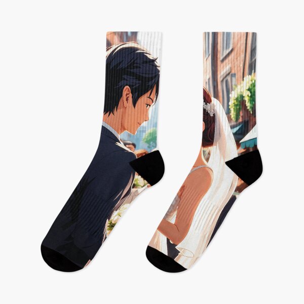 Item preview, kawaii wedding man and woman, anime illustration designed and sold by Mauswohn.