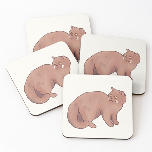 Item preview, Brown British Shorthair cat designed and sold by Artofmayara.