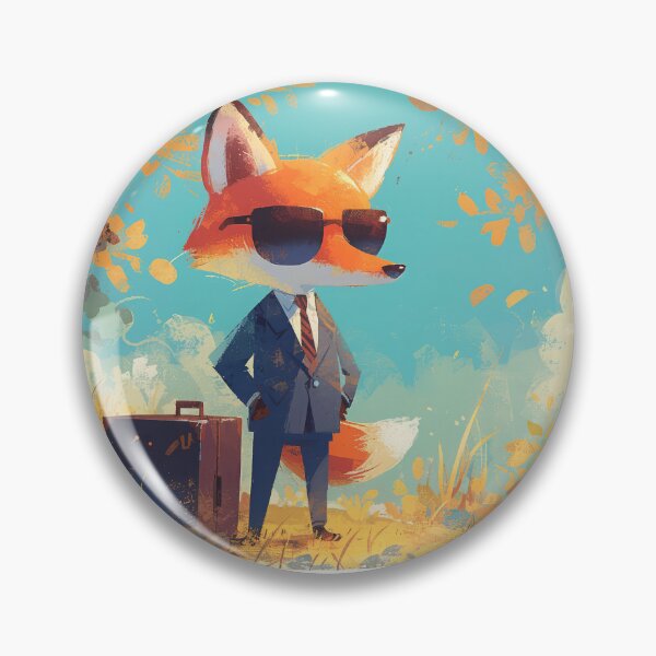 Item preview, Businessmen, business fox with a suitcase designed and sold by JoyfulNat.