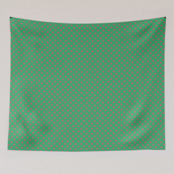 Item preview, Geometric Maximalist Rainbow Fandango Pink Stars On Island Green designed and sold by Triplicate Limited.