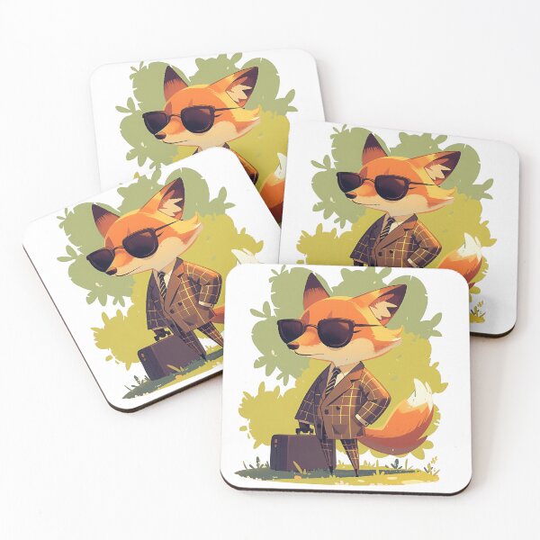Item preview, Businessmen, business fox with a suitcase designed and sold by JoyfulNat.