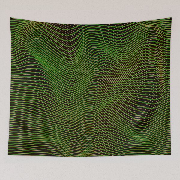 Item preview, line waves illusion designed and sold by studioiris.