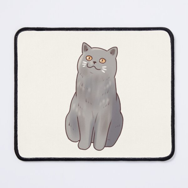 Item preview, Gray British Shorthair cat designed and sold by Artofmayara.