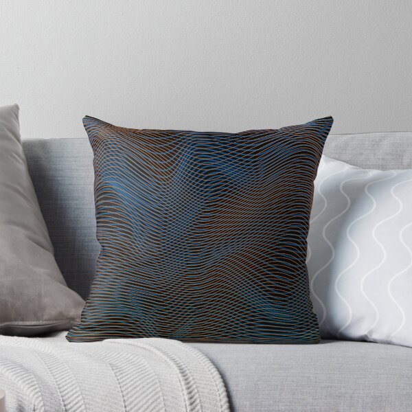 Artikelvorschau, linie wellen illusion blau entworfen und verkauft von studioiris.