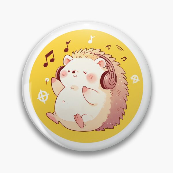 Artikelvorschau, Süßer Igel, der Musik hört entworfen und verkauft von SMARTKIT DESIGNAGENCY.