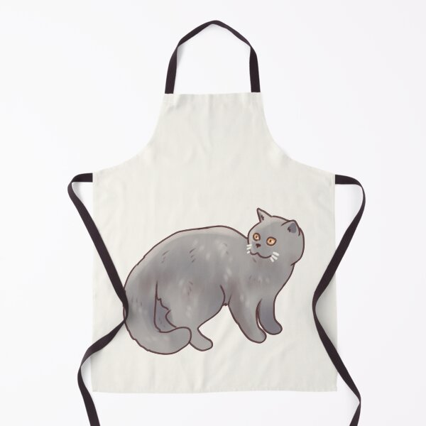Item preview, Gray British Shorthair cat art designed and sold by Artofmayara.