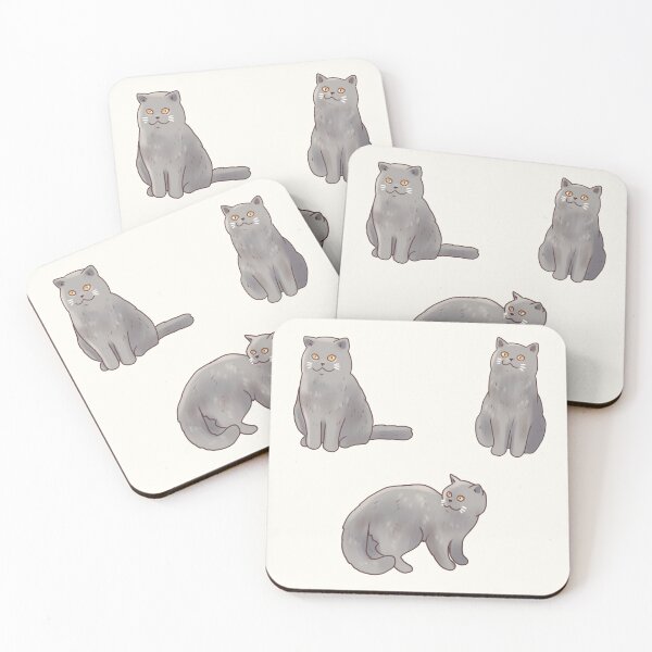 Item preview, Gray British Shorthair cat pack designed and sold by Artofmayara.