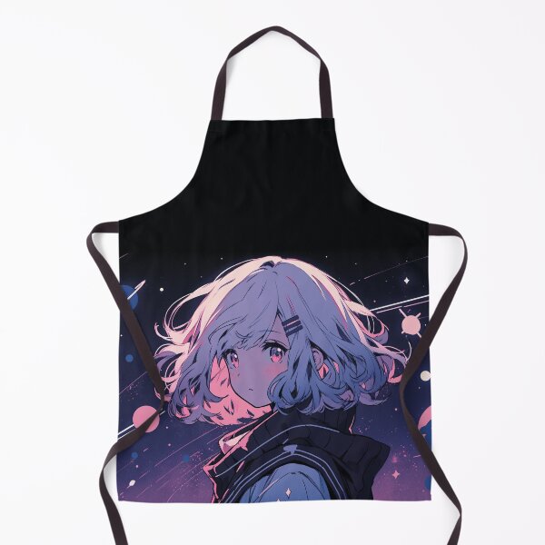 Item preview, kawaii girl in space, anime illustration designed and sold by Mauswohn.