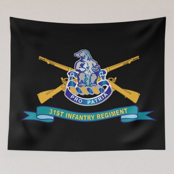 Item preview, Army - 31st Infantry Regiment w Br - Ribbon X 300 designed and sold by Military Insignia Products.