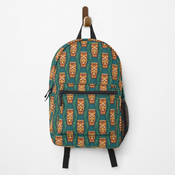 Item preview, Mid Century Tiki Face Pattern designed and sold by Tamas Das.