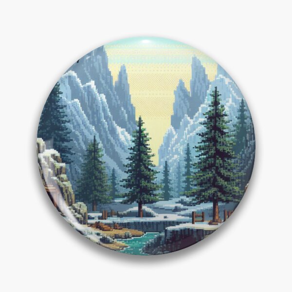 Item preview, Skyrim Village Cove Pixel Art designed and sold by Jake-Carter0.