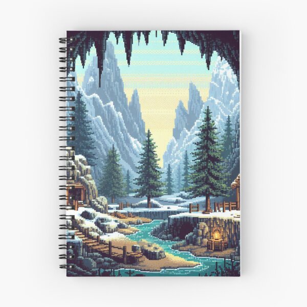 Item preview, Skyrim Village Cove Pixel Art designed and sold by Jake-Carter0.