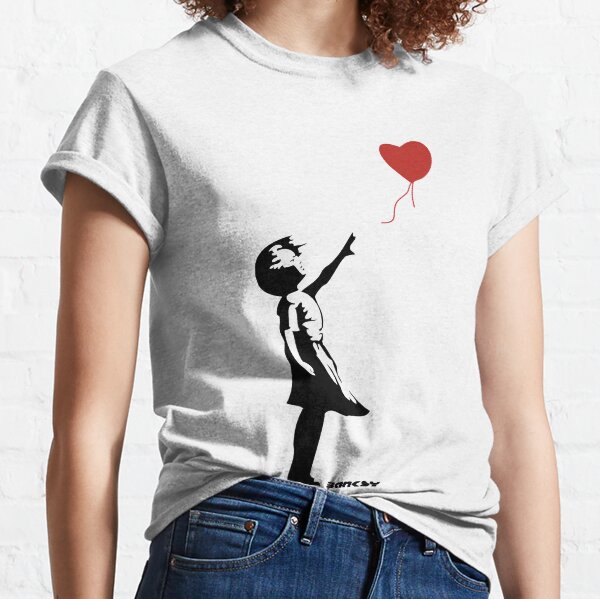 Banksy - Girl Red Balloon Classic T-Shirt