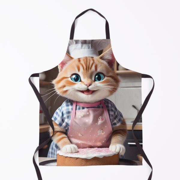 Item preview, funny cat bakes cake, boss designed and sold by Mauswohn.