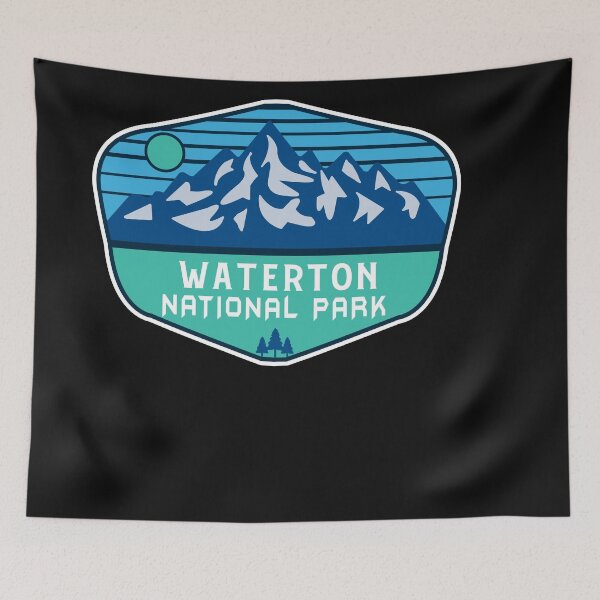 Item preview, Waterton National Park-Vintage designed and sold by graphic-map.