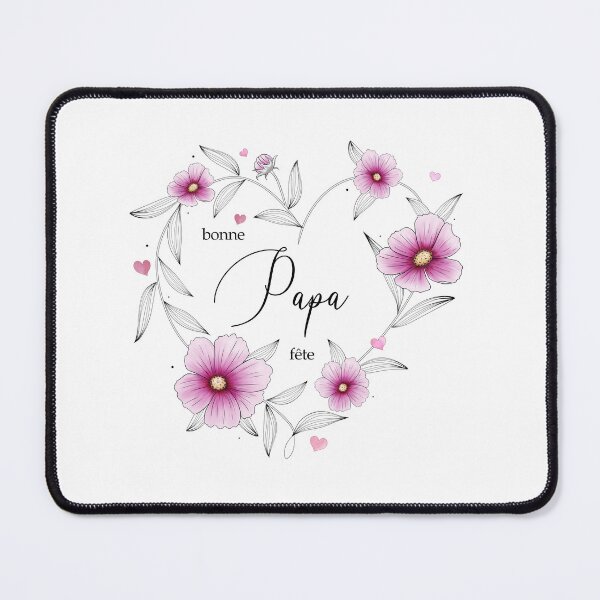 Item preview, Happy Father's Day - Heart of pink cosmos flowers designed and sold by Audrey Janvier | AJD.