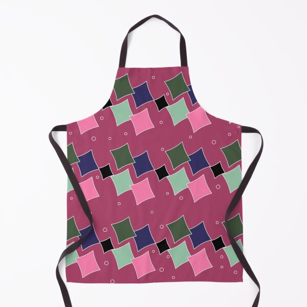 Item preview, red background overlapping square pattern designed and sold by wonghong.