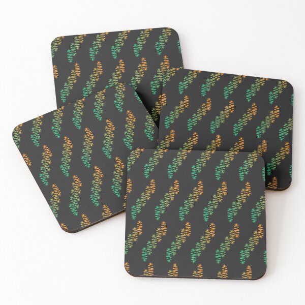 Item preview, Green, orange, yellow embroidered patterns designed and sold by wonghong.