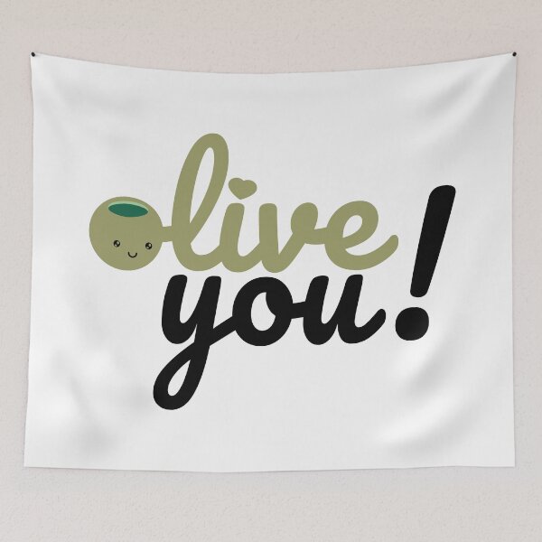 Item preview, Olive You (I love you) designed and sold by CorgiB.
