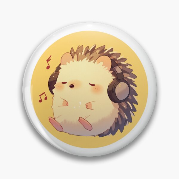 Artikelvorschau, Süßer Igel, der Musik hört entworfen und verkauft von SMARTKIT DESIGNAGENCY.