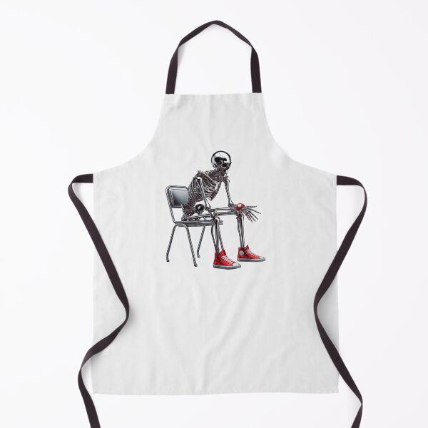 Item preview, Steel Skeleton Sitting, Red Watch and Sneakers designed and sold by GaborSkeleton.