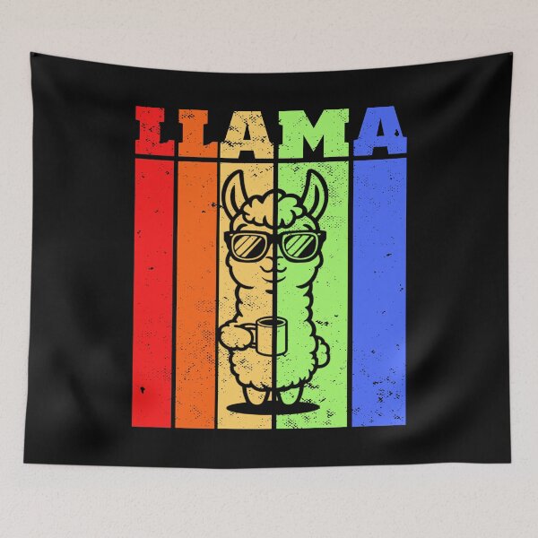 Item preview, Llama drinks coffee too! designed and sold by mksjr.