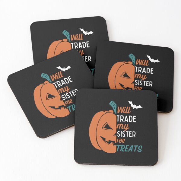Item preview, Will Trade my Sister for Treats Halloween T-shirt designed and sold by Jacinda  Collins.