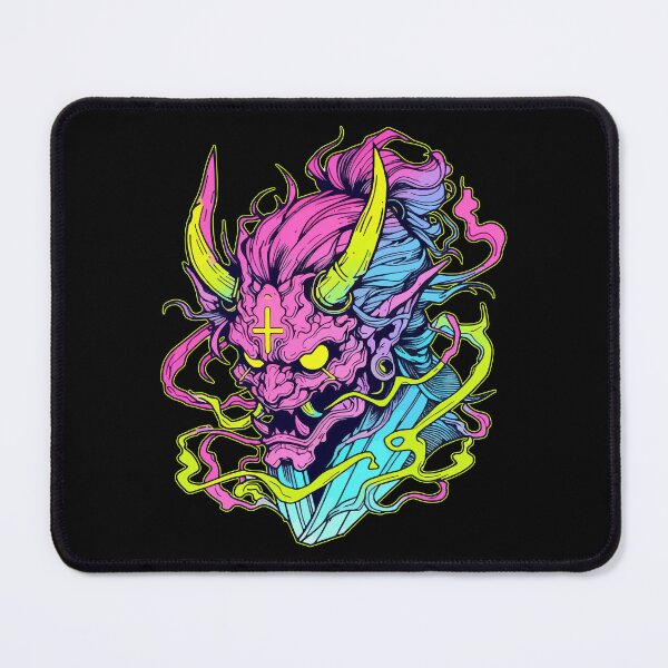 Item preview, Oni Yokai Hannya Ogre Neon Art designed and sold by TomFrontierArt.
