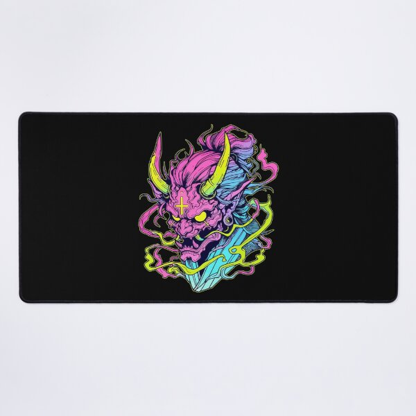 Item preview, Oni Yokai Hannya Ogre Neon Art designed and sold by TomFrontierArt.