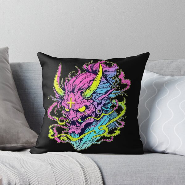 Item preview, Oni Yokai Hannya Ogre Neon Art designed and sold by TomFrontierArt.