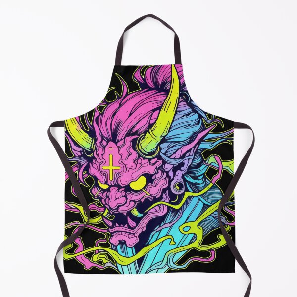 Item preview, Oni Yokai Hannya Ogre Neon Art designed and sold by TomFrontierArt.