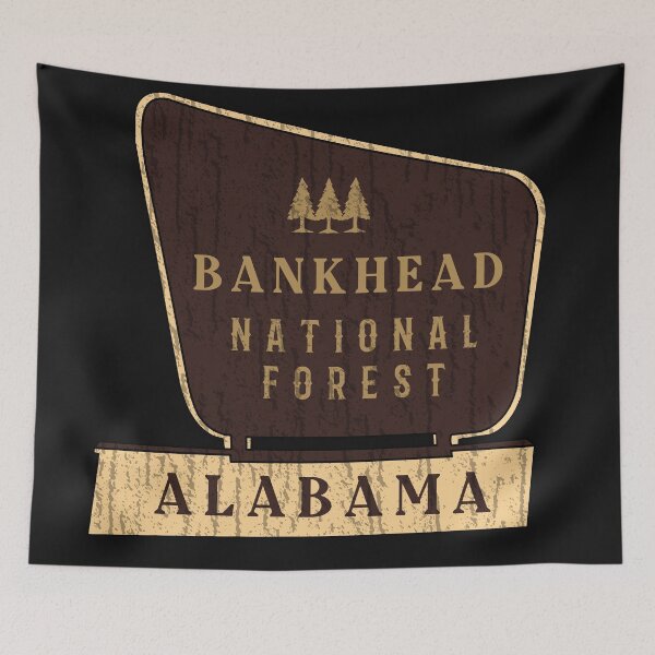 Item preview, Bankhead National Forest designed and sold by graphic-map.