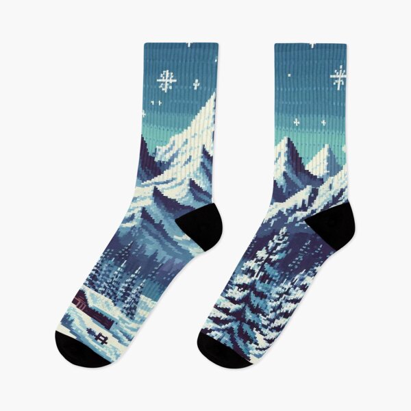 Item preview, Skyrim Snowy Village Pixel Art designed and sold by Jake-Carter0.