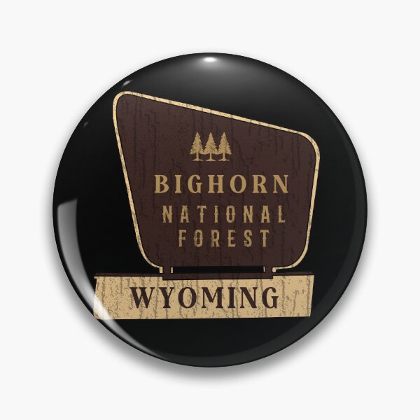 Item preview, Bighorn National Forest designed and sold by graphic-map.