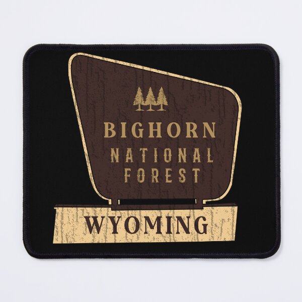 Item preview, Bighorn National Forest designed and sold by graphic-map.