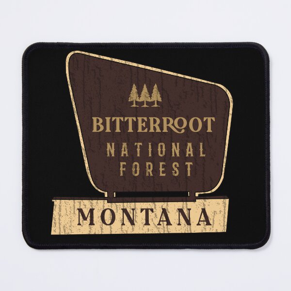 Item preview, Bitterrroot National Forest designed and sold by graphic-map.