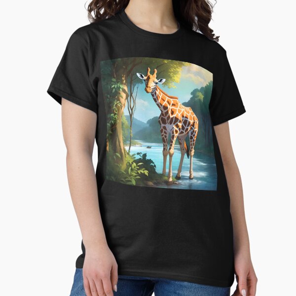 Item preview, giraffe under the tree designed and sold by eriktartufo.