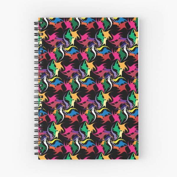 Item preview, A swirling pattern of multi-colored shapes forms a black background. designed and sold by wonghong.