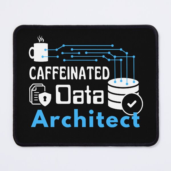 Item preview, Data Architect for Coffee Lovers | White Font designed and sold by FocusChillax.