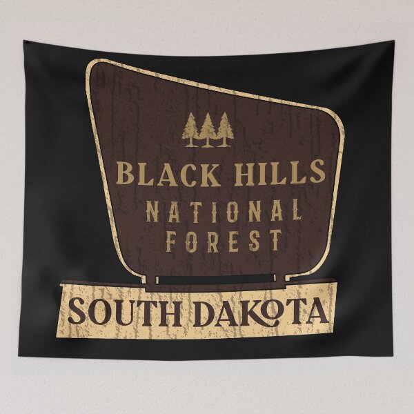 Item preview, Black Hills National Forest designed and sold by graphic-map.