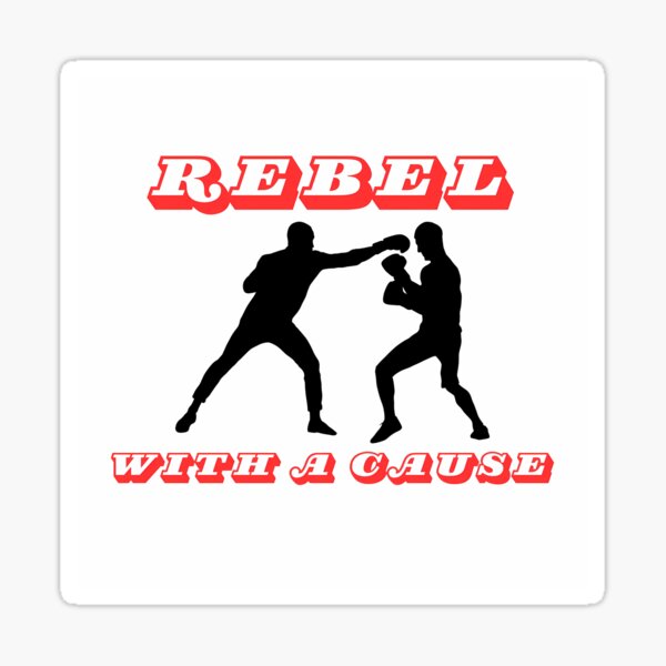 Item preview, REBEL WITH A CAUSE designed and sold by The Contrarian Crusaders Shop.