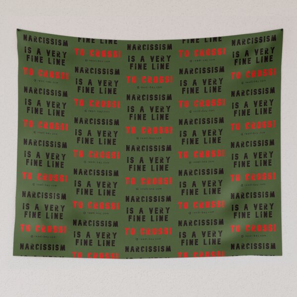 Item preview, Narcissism Is A Fine line To Cross designed and sold by AlienAlmanac.