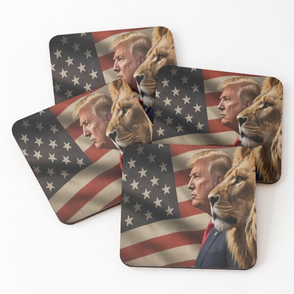 Item preview, Lion And Trump With Stars And Stripes High Quality designed and sold by CRUCIBLE 2020.
