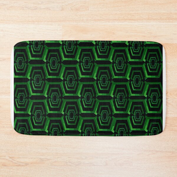 Item preview, dark green geometric pattern designed and sold by wonghong.