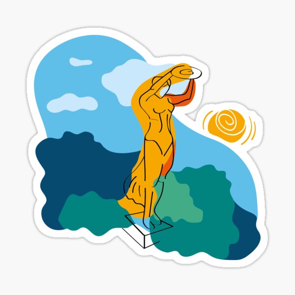 Luxembourg Gëlle Fra Design – Golden Lady of Luxembourg Souvenir Gift Sticker
