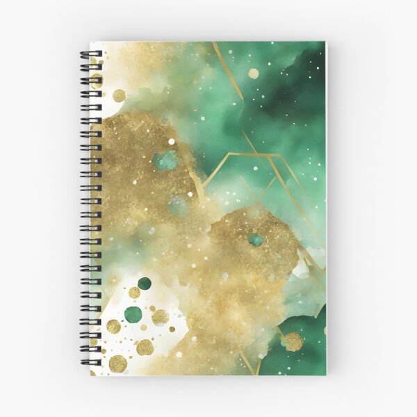 Item preview, Abstract Green, Gold and White Curiosities designed and sold by CalmnessbyChoice.