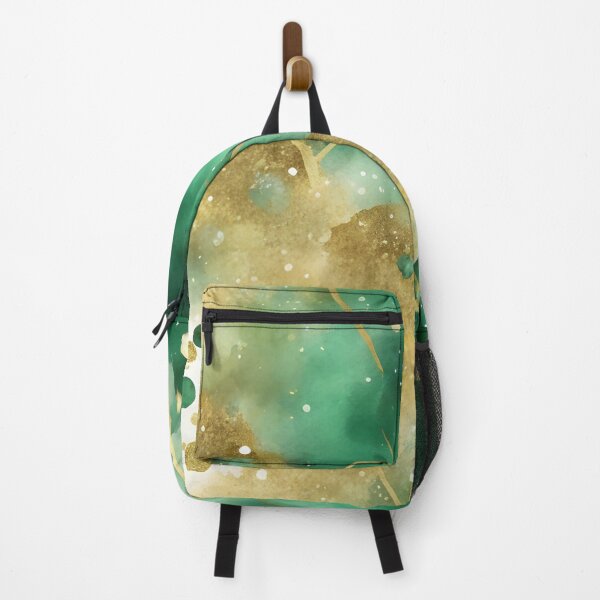 Item preview, Abstract Green, Gold and White Curiosities designed and sold by CalmnessbyChoice.