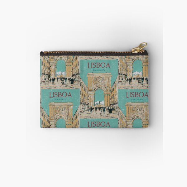 Item preview, Augusta Street Lisbon Portugal Door Illustration designed and sold by Lemomo-artworks.