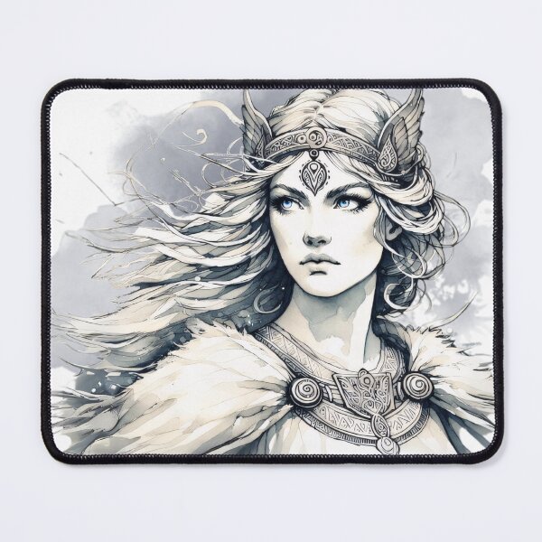 Item preview, The Warrior Valkyrie: Freyja, Norse Goddess of Love and Battle designed and sold by MiguelTanavon.
